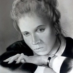 портрет "Сухая кисть"