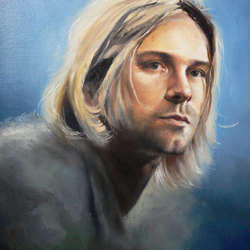 портрет "Curt Cobain"