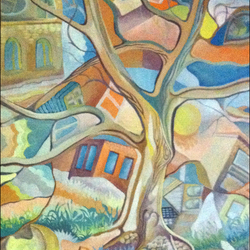 Деревья и дома