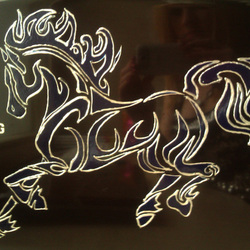 Витраж на ноутбуке