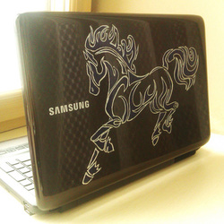 Витраж на нотбуке