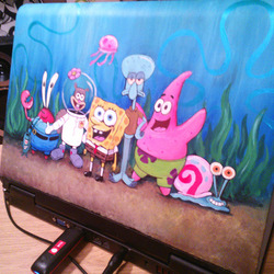 Роспись ноутбука