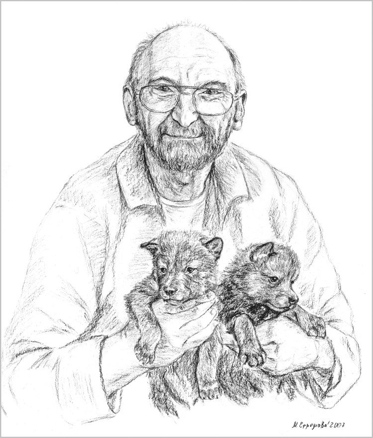 Портрет зоолога Ясона Бадридзе