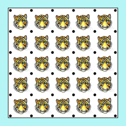 Принт тигры