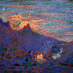 Заходящее солнце