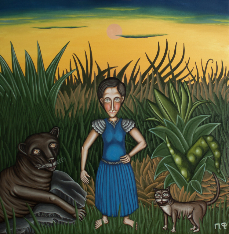 Храбрая девочка.