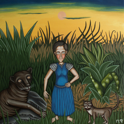 Храбрая девочка.