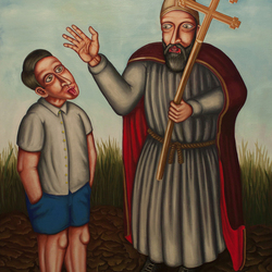 Святой Люцифер проклинает ариан.