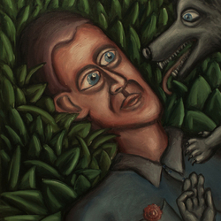 Весёлый пёс.