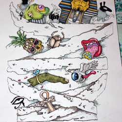 Эскиз рукава 