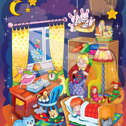 Плакат "Сказки на ночь"