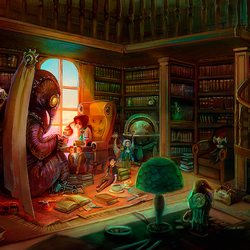 Чаепитие в библиотеке