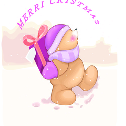 bear with a gift 