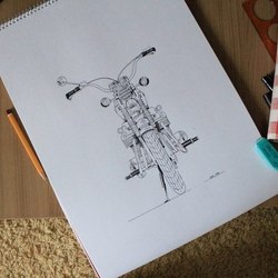 Мотоцикл Honda / Лето, 14