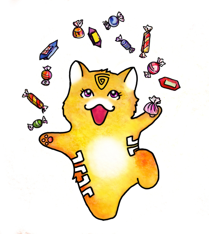 Иллюстрация Кот Гек в стиле персонажи | Illustrators.ru