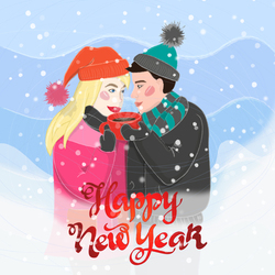 Серия "Happy New Year": парочка