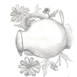 кувшин и цветы