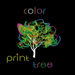 Візитка для типографії "Color print tree".