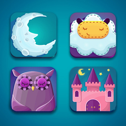 Иконки для приложения Bedtime Tales