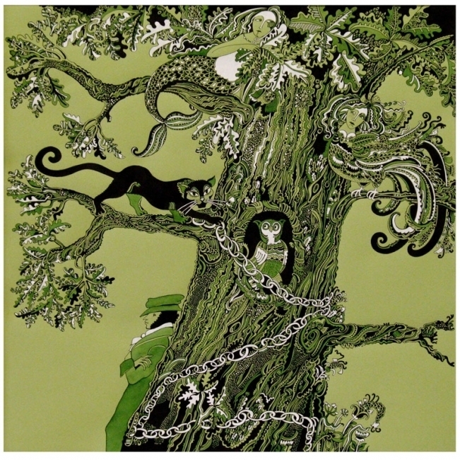 Рэп у лукоморья. Пушкин у Лукоморья дуб. Дуб зеленый. Лукоморье иллюстрации. Зеленый дуб дерево.