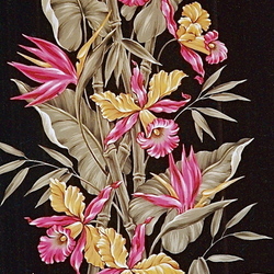 Эскиз для принта на ткани "Орхидеи"