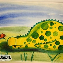 Любопытный динозаврик