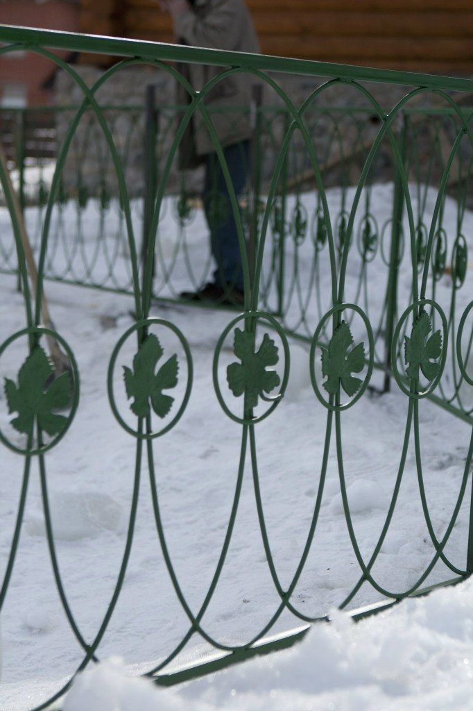 Ограждение пруда. Частные угодия, г. Пушкин.