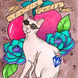 Голая киска