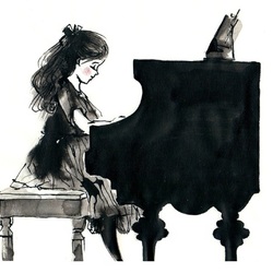 Девочка за роялем