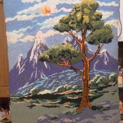 Сосна на утёсе.