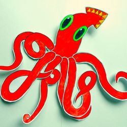 Octopus paperdoll