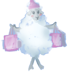 Новогодняя овечка