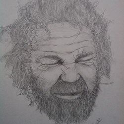 Мужичок за пятьдесят неухоженный