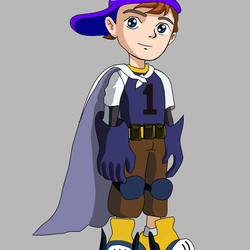 Мальчик супер герой 