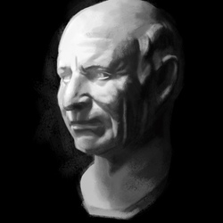 Гипсовая голова 