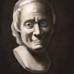 Гипсовая голова