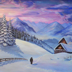 Зимний пейзаж 