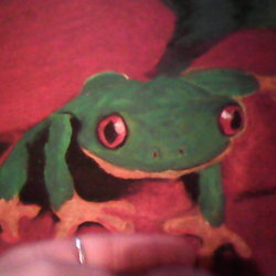 Заморская зеленая лягушка