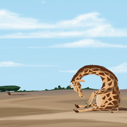 The Lonely giraffe1