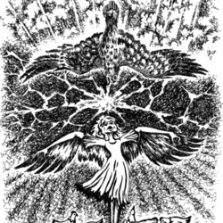 Иллюстрации к произведению И. Шмелёва "Солнце мёртвых" . Бумага А4, тушь, перо.