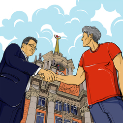 Иллюстрация для обложки журнала ФедералПресс