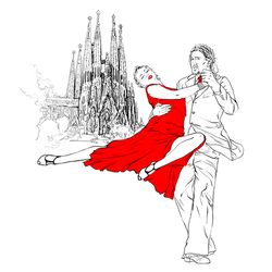 Танго на фоне Барселоны