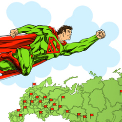 Супермен в России