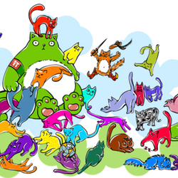 Иллюстрация про котиков