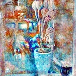 '' спокойный вечер'' oil on canvas 30x70