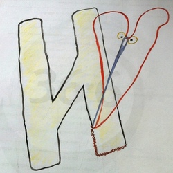 Идея для детской азбуки."И"