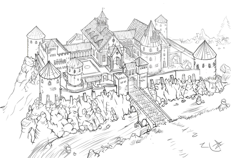 замок мага Мэлла