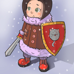 Воин ордена "серых котов"