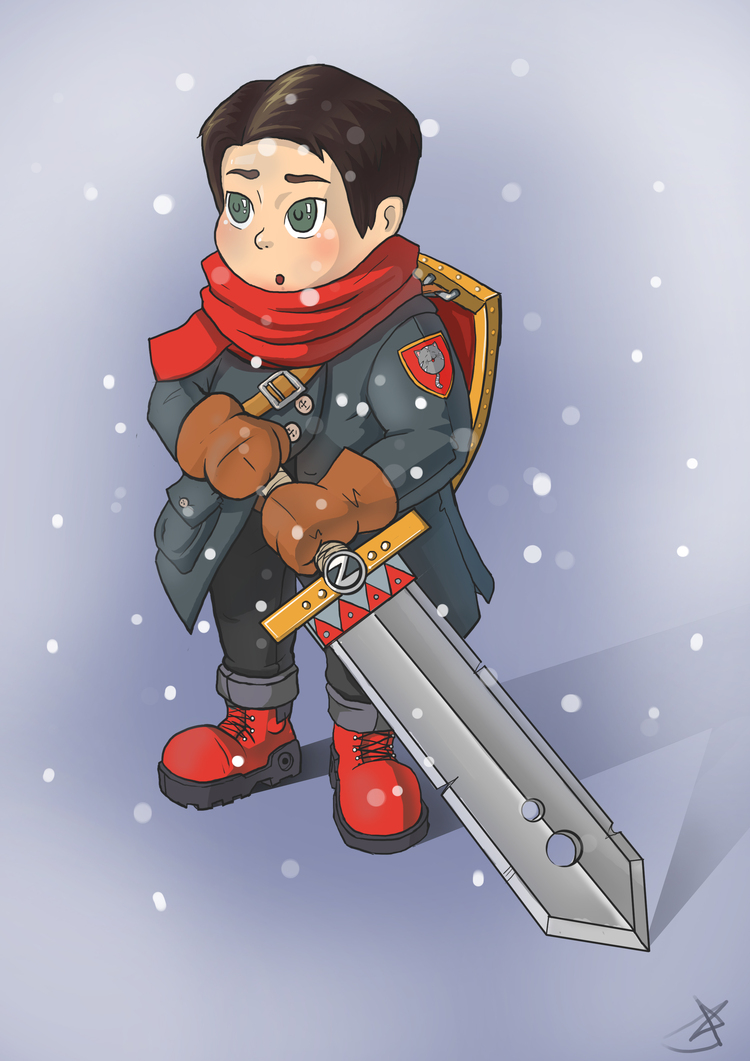 Воин ордена "серых котов"