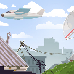 Серия иллюстраций "быстрая почта"